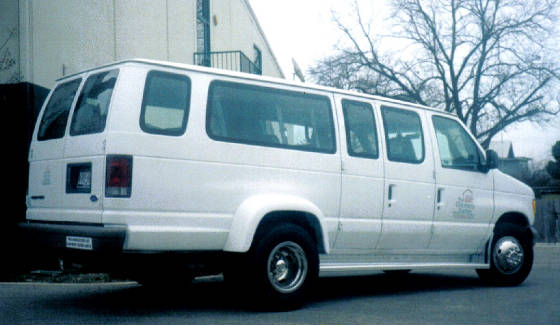 Dually conversion ford van #2